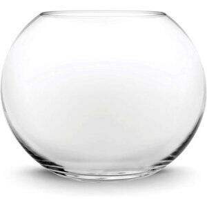 CYS EXCEL Glass Bubble Bowl (H-6" W-8", Approx. 3/4 Gal.) | Multiple Size